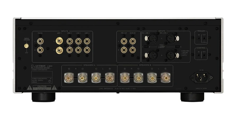 Luxman L-507Z Amplificatore integrato stereo Hi-End, potenza 110W x 2 su 8 ohm, nuovo circuito LIFES 1.0