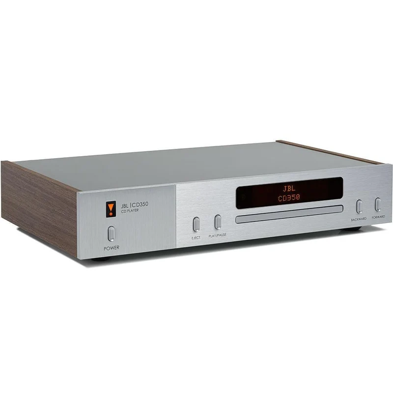 JBL CD350 Lettore CD stile retrò. Conversione D/A Burr Brown PCM1796. Uscita digitale coassiale e ottica