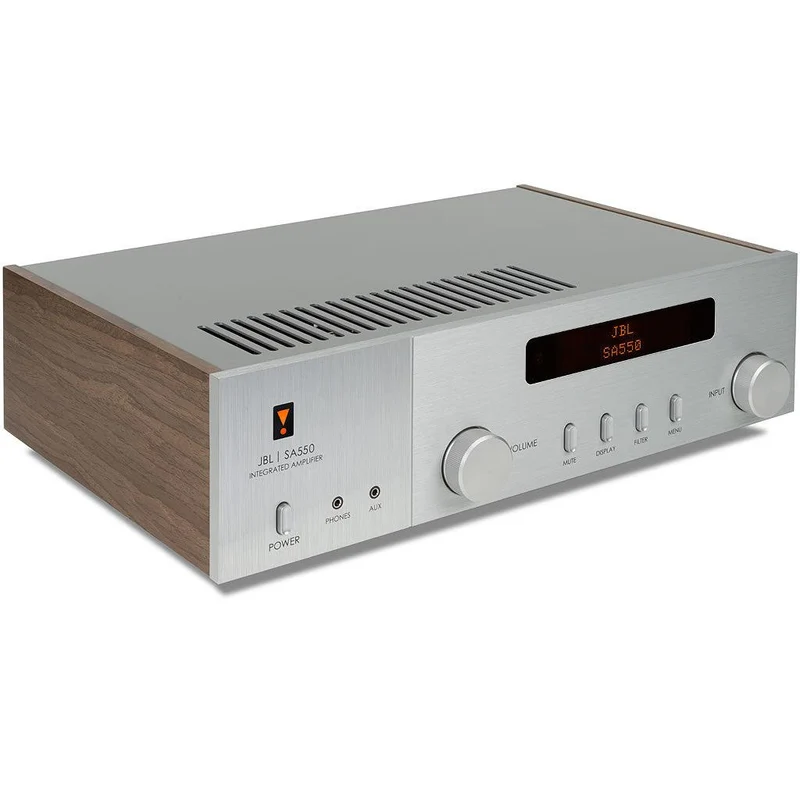JBL SA550 Amplificatore integrato 2x90W su 8ohm e 2x150W su 4ohm. Stadio finale di potenza in classe G