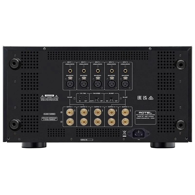 Rotel RMB-1585 MKII Finale di potenza multicanale. 210W x 5 su 8ohm. Design circuitale Balanced in classe A/B