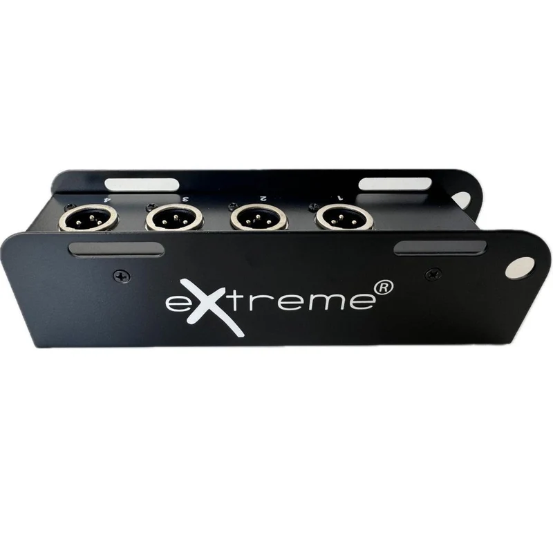 EXTREME SB4XMCAT MINI STAGEBOX EXTENDER AUDIO - DMX SU RJ45 CON 4 CONNETTORI XLR MASCHIO