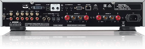 Rotel A-14 MKII SILVER Amplificatore Integrato Stereo 2 Canali 80 Watt, PC-USB Con MQA