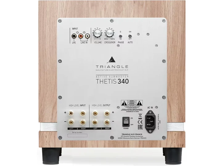Triangle THETIS 300 Subwoofer Hi-fi attivo bass-reflex 150W