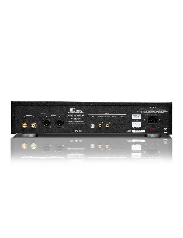 Musical Fidelity M3x DAC Convertitore DAC Texas Instruments PCM1795 32bit/192KHz con circuito di upsampling SRC4392