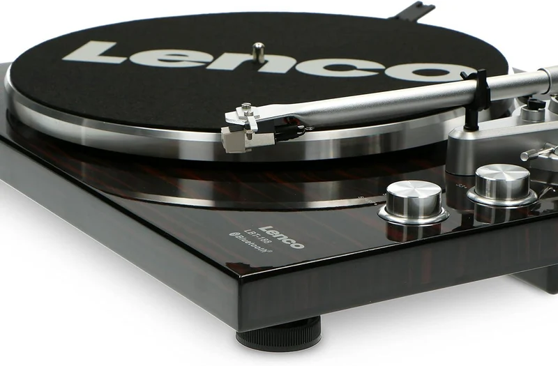 LENCO LBT-188 Giradischi slim con Bluetooth,Porta USB per connessione a PC