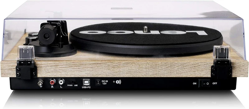 LENCO LBT-188 Giradischi slim con Bluetooth,Porta USB per connessione a PC