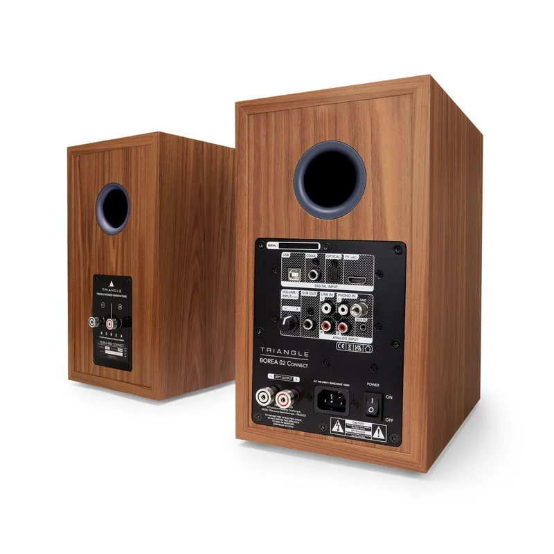 Triangle BR02 CONNECT Coppia diffusori attivi bluetooth da stand 2 vie bass-reflex da 50W