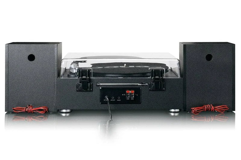Lenco MC-660WDSI Giradischi all-in-one con trazione a cinghia, Lettore CD, MP3 Smart internet radio, DAB+,FM Bluetooth 5.0