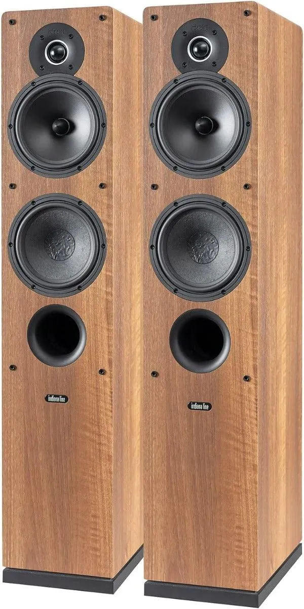INDIANA LINE TESI 561L *SCONFERZIONATE* diffusori da pavimento noce WALNUT (COPPIA)