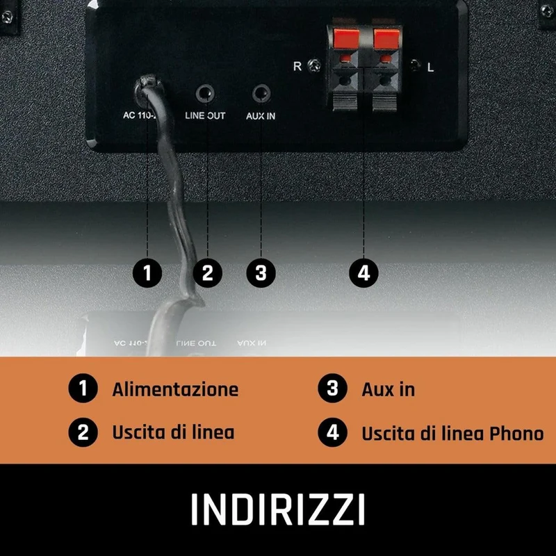 Lenco MC-460 Sistema all-in-one Giradischi con trazione a cinghia, Lettore CD, MP3 Smart internet radio, DAB+,FM Bluetooth 5.0