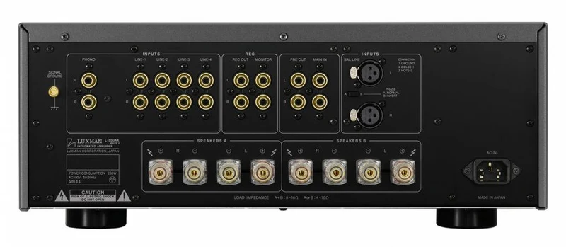 Luxman L-550AXII Amplificatore integrato stereo Hi-End pura classe A, potenza 20W x 2 su 8 ohm