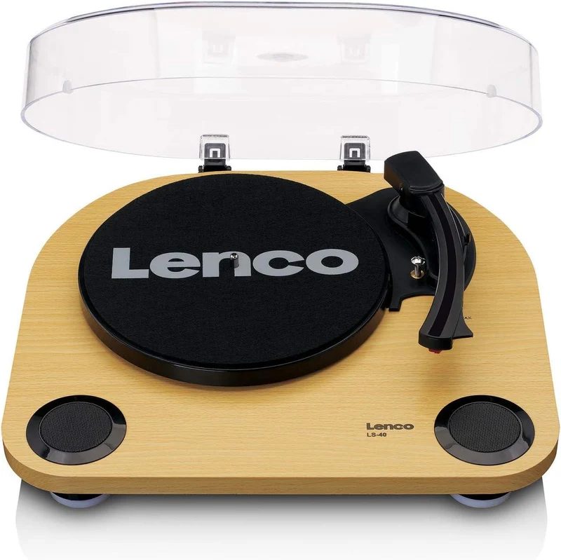 Lenco LS-40 Giradischi a 2 velocità con diffusori incorporati Amplificatore stereo integrato