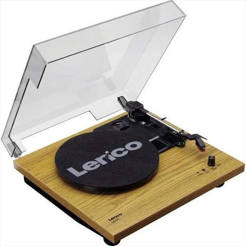 Lenco LS-10 Giradischi a 3 velocità 33/45 giri Diffusori stereo incorporati