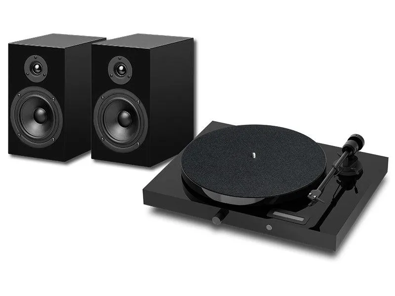Pro-ject JUKEBOX E1 + SPEAKER BOX 5 Sistema composto dal giradischi amplificato Jukebox E1 + diffusori Speaker Box 5