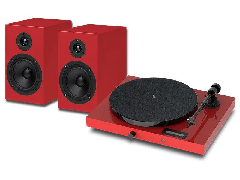 Pro-ject JUKEBOX E1 + SPEAKER BOX 5 Sistema composto dal giradischi amplificato Jukebox E1 + diffusori Speaker Box 5