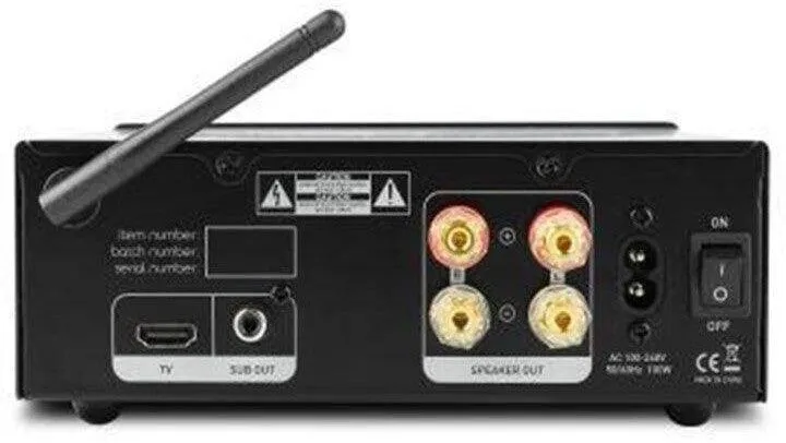 Tangent Ampster TV II amplificatore integrato progettato per sonorizzare qualsiasi TV