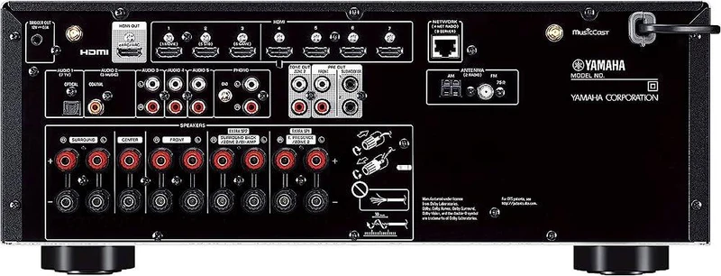 Yamaha TSR-700 Sintoamplificatore AV a 7.2 canali 3D CINEMA DSP, HDMI™ 7 ingressi/1 uscita, surround wireless