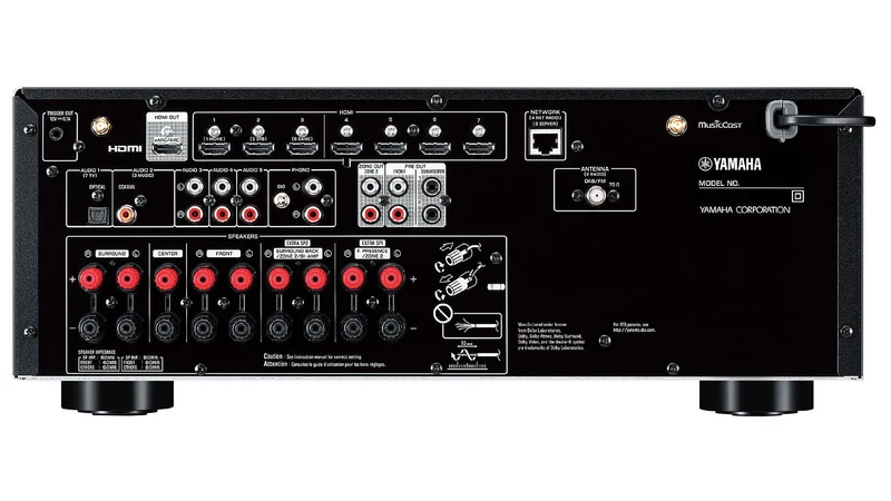 Yamaha TSR-400 Sintoamplificatore AV 5.2 canali con Cinema DSP 3D, 4-in/1-out HDMI™, surround wireless