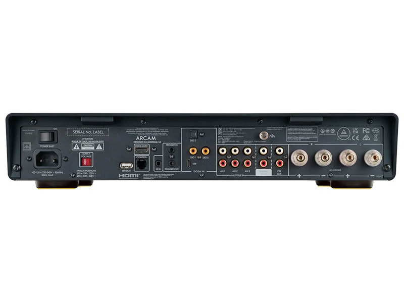ARCAM A25+ RADIA Amplificatore integrato 2 canali da 165W in Classe G, Bluetooth 5.2 Aptx HD