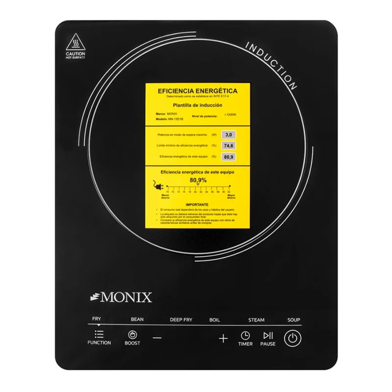 Monix Plantilla de Inducción de 1 Disco, MN-15D1B