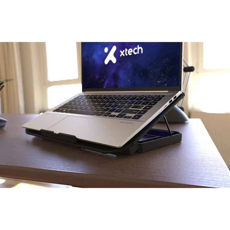 Xtech Base Ventiladora para Laptop con Alimentación USB 15.6" (XTA-156)