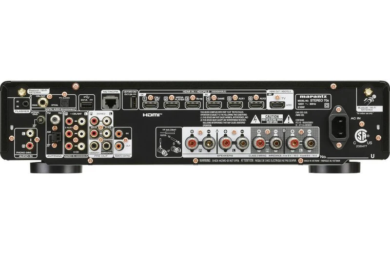 Marantz STEREO 70S Amplificatore AV 2.2 stereo Slim, con HDMI 8K e streaming HEOS®