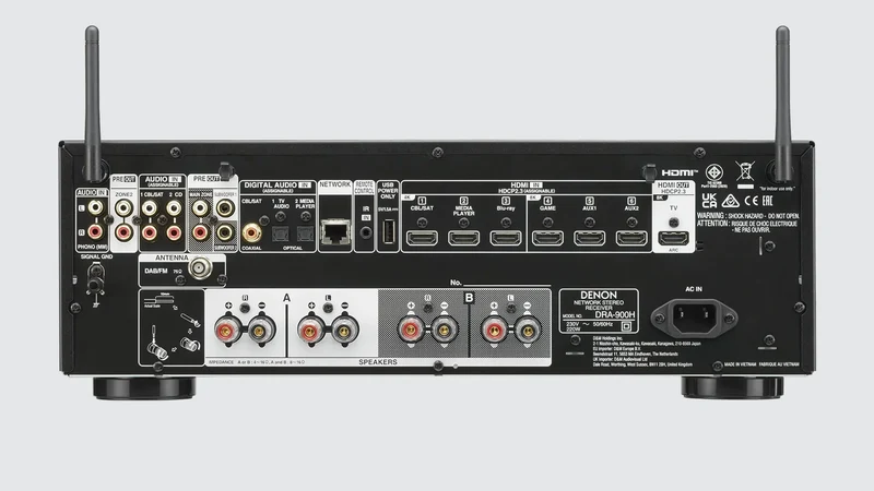 Denon DRA‐900HNE amplificatore con streamer di rete Built-in HDMI e video 8K (GAR.ITALIA)