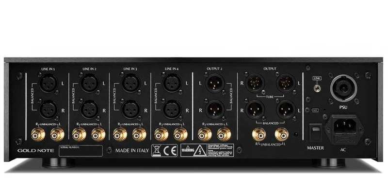 Gold Note P-1000 MKII Preamplificatore Classe A High-End con 6 stadi di guadagno