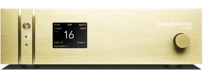 Gold Note P-1000 MKII Preamplificatore Classe A High-End con 6 stadi di guadagno