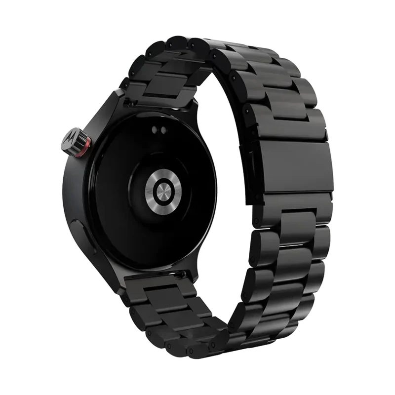 Motorola Smartwatch Moto Watch con Correa de Acero Inoxidable, PG38C08258