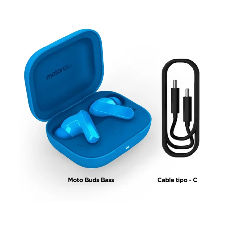 Motorola Audífonos Inalámbricos True Wireless Moto Buds Bass