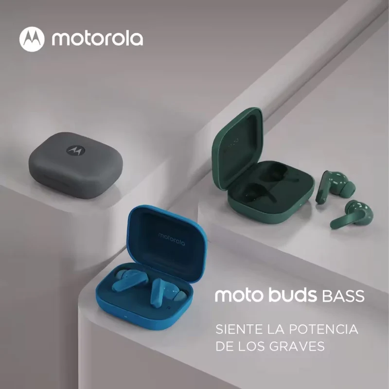 Motorola Audífonos Inalámbricos True Wireless Moto Buds Bass