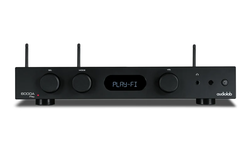 Audiolab 6000A Play Amplificatore integrato di rete wi-fi, DAC ESS Sabre32 ES9018K2M Reference