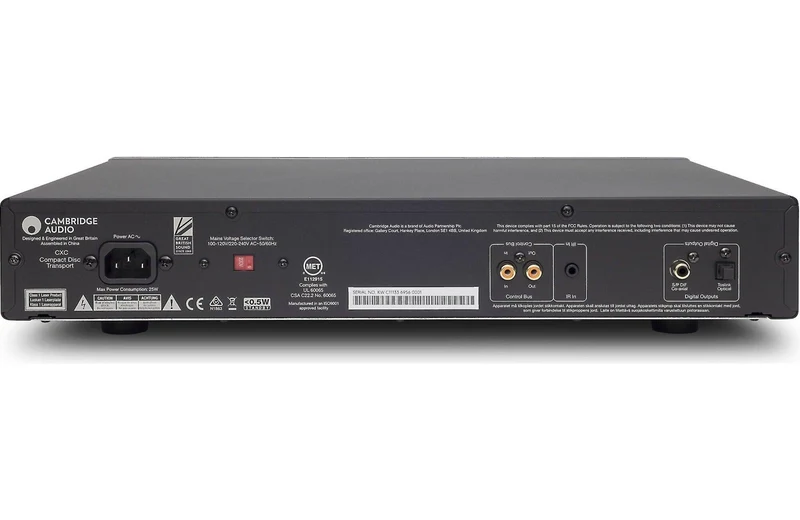 Cambridge Audio CXC v2 Luna Grey Lettore CD Hi-fi sistema S3 Custom CD Servo™