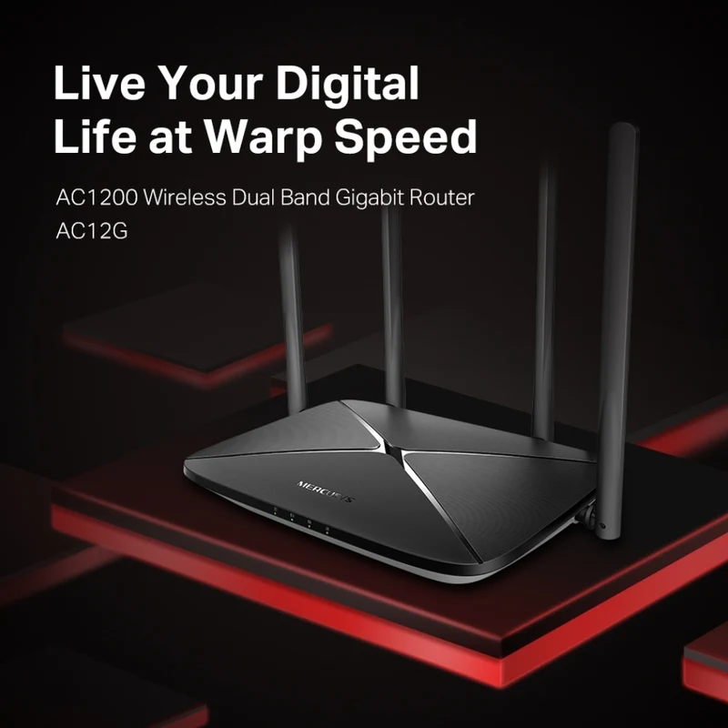 TP-Link Tapo Router Inalámbrico Wi-Fi Doble Banda AC1300, AC12G