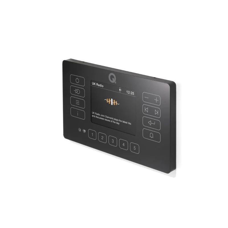 Q Acoustics E120 Radio streamer DAB+ BT da Installazione, Amplificazione stereo 2 x 25W