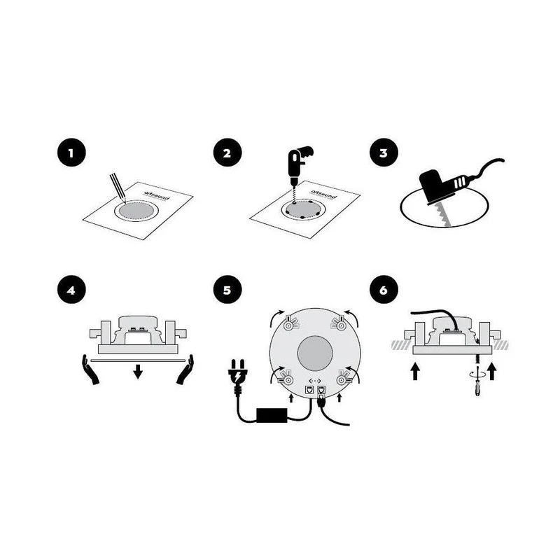 ArtSound CORE150 Altoparlante multiroom attivo in wall wireless / RJ45