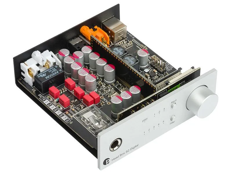 Pro-ject HEAD BOX S2 DIGITAL Amplificatore per cuffie e DAC supporto 32bit/768khz