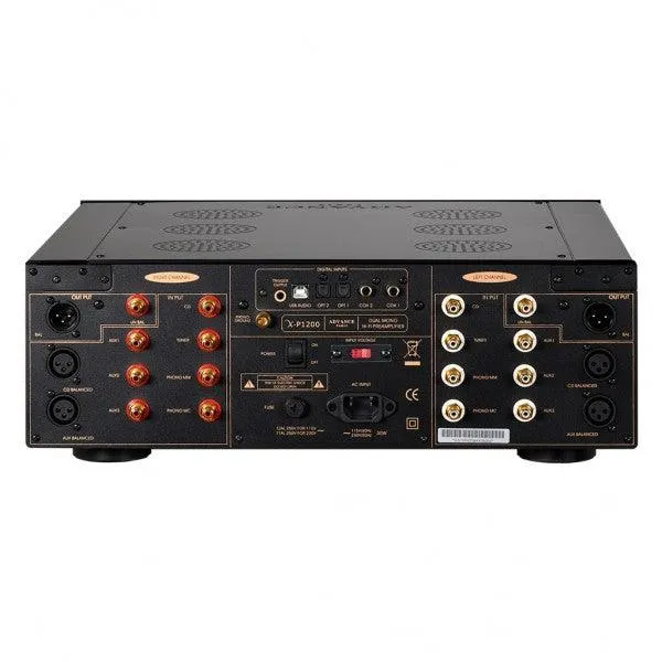 ADVANCE PARIS X-P1200 Preamplificatore stereofonico bilanciato, circuitazione dual mono