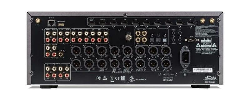 Arcam AV41 Preamplificatore e Processore audio/video 9.1.6. Dolby Atmos , HDMI 2.1 e 8K, Dirac Live