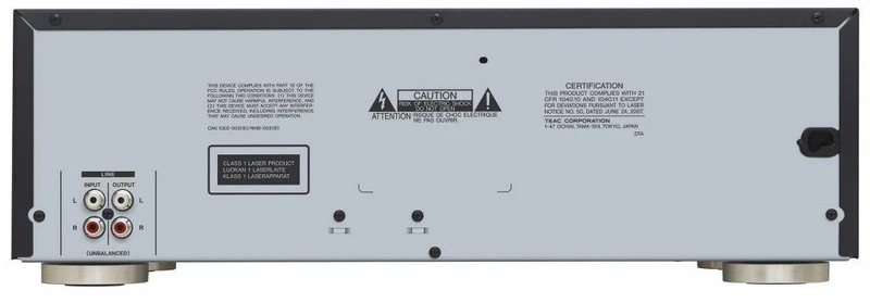 TEAC AD-850-SE Registratore a cassette e lettore CD combinato, registra anche su unità flash USB