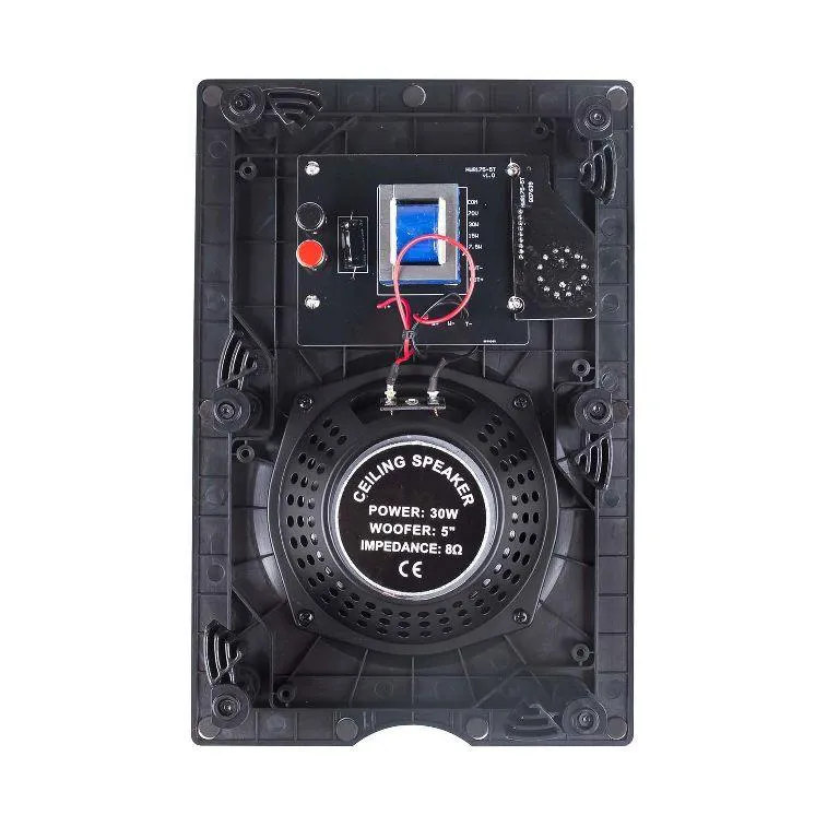 Master Audio WS505T Diffusore 2 vie 40W da parete ad incasso, con trasformatore 100 V