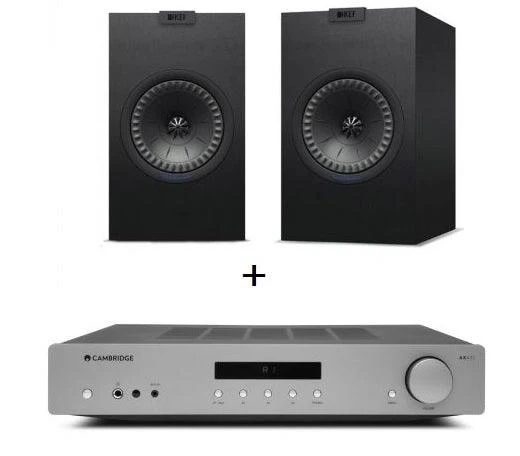 CAMBRIDGE AUDIO AX A35 + KEF Q150 BLACK Diffusori High end (coppia)