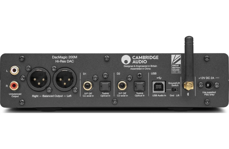Cambridge Audio DACMagic 200 Convertitore DAC con bluetooth Aptx, MQA