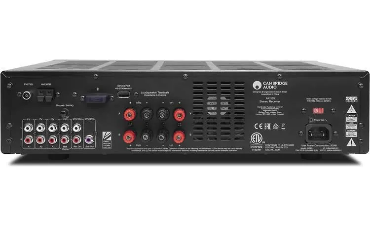Cambridge Audio AX R85 Sintoamplificatore AM/FM stereo 2 canali 85W, bluetooth