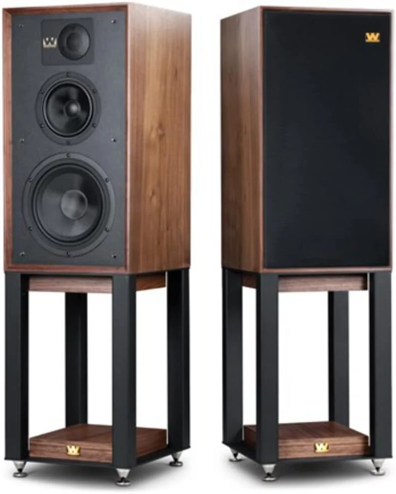 Wharfedale LINTON Heritage WALNUT diffusori da stand a 3 vie bass reflex 25-200W