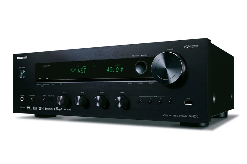 Onkyo TX-8270 Sintoamplificatore AV 2.1 canali streaming integrato, DTS Play-Fi, Tuner DAB