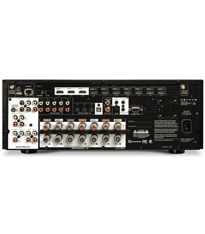 Anthem MRX 740 8K Amplificatore A/V 11.2 con 7 canali amplificati