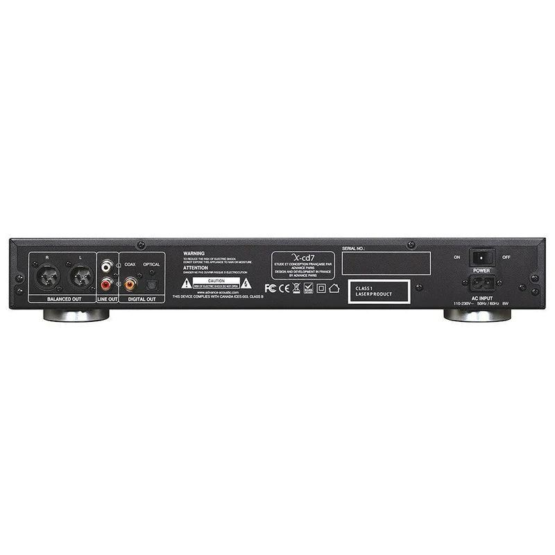 ADVANCE PARIS X-CD7 Lettore CD Hi-Fi con uscite bilanciate XLR