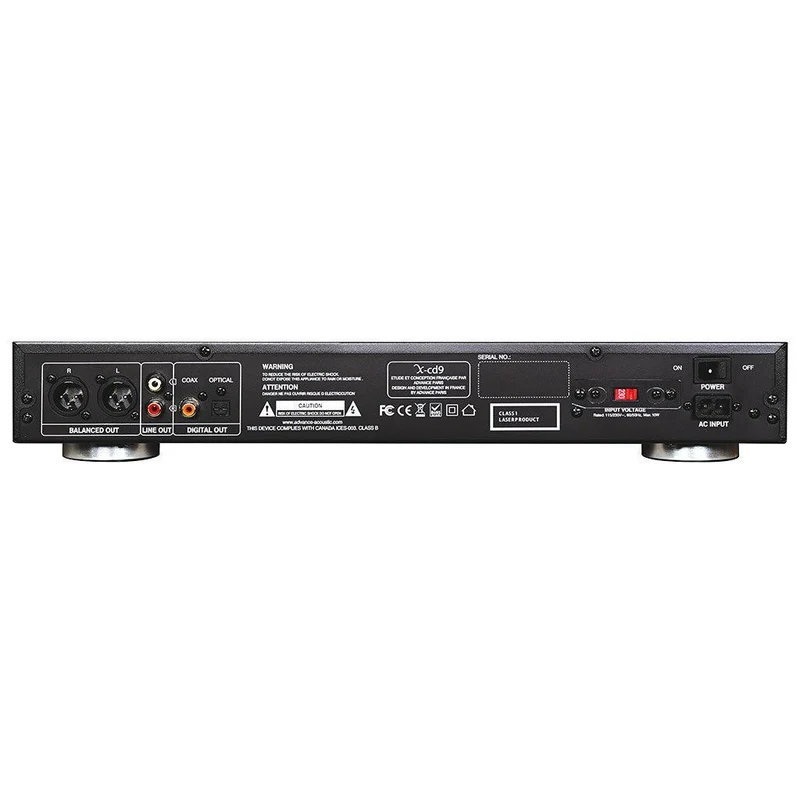 Advance Paris X-CD9 Lettore CD con stadio d'uscita valvolare e connettori bilanciati XLR